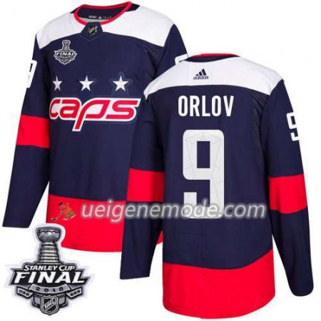 Herren Eishockey Washington Capitals Trikot Dmitry Orlov 9 2018 Stanley Cup Final Patch Adidas Stadium Series Authentic
